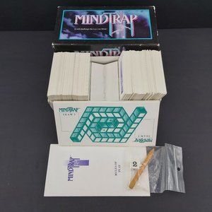 MindTrap Game Original First Edition 1991 Family Logical Trivia Game Complete